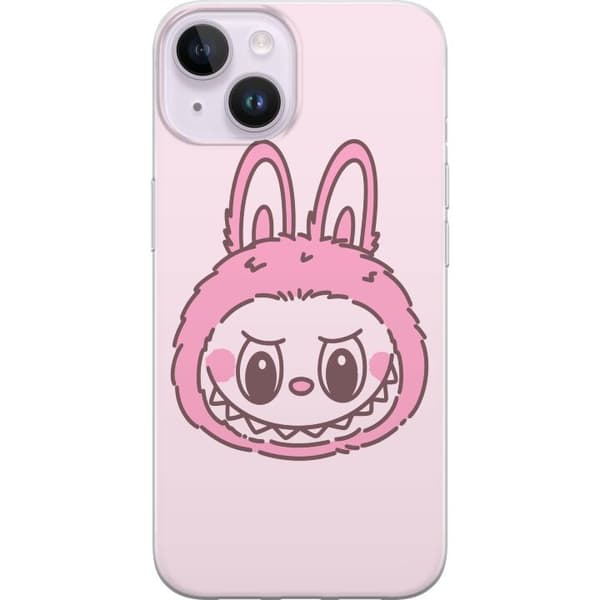 Apple iPhone 15 Läpinäkyvä kuori Labubu Eläinradan Bunny-versio