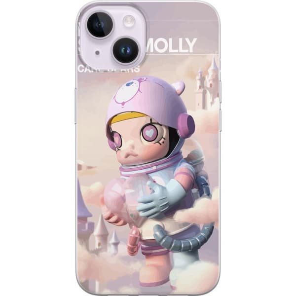 Apple iPhone 15 Läpinäkyvä kuori Mega Space Molly Care Bears Series - Share Bear Edition