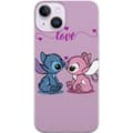 Miniatyrbillede 1 af 3: Apple iPhone 15 Gennemsigtig cover Lilo & Stitch – Angel Edition