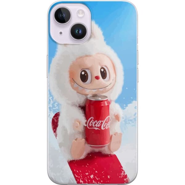 Apple iPhone 15 Gjennomsiktig deksel Labubu Summer Edition