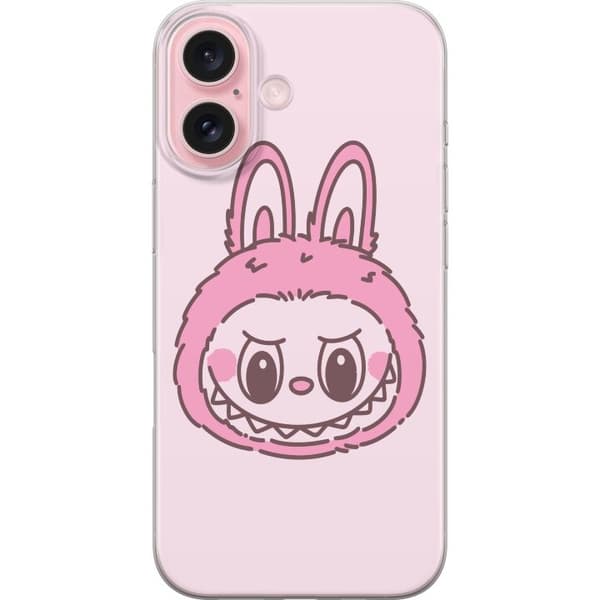 Apple iPhone 16 Läpinäkyvä kuori Labubu Eläinradan Bunny-versio