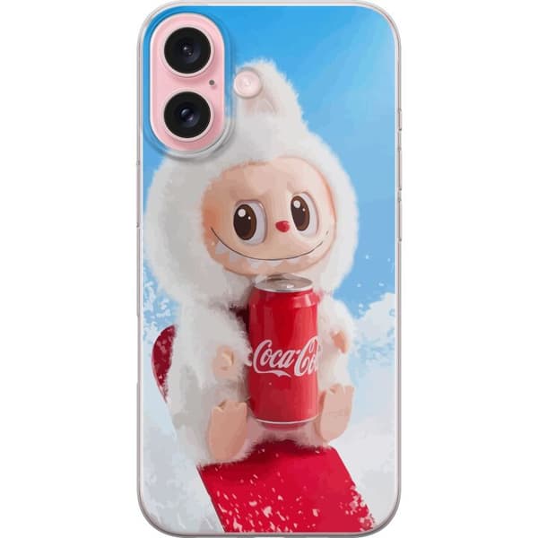 Apple iPhone 16 Läpinäkyvä kuori Labubu Summer Edition