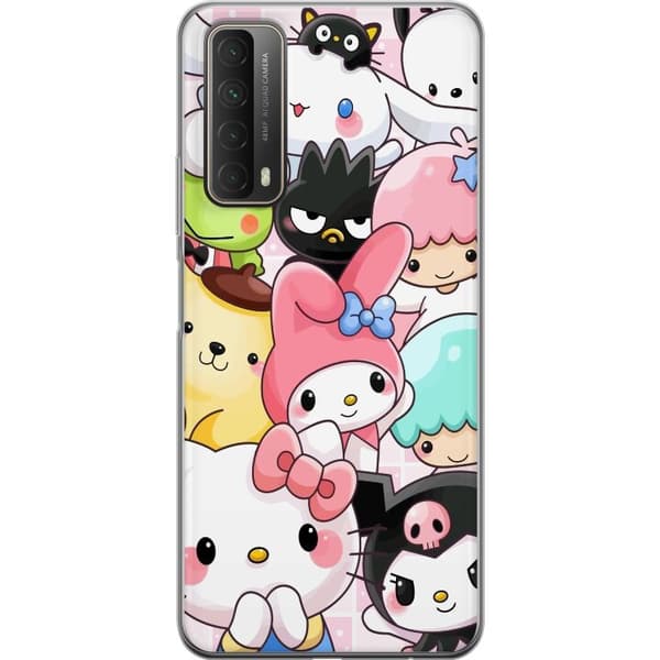 Huawei P smart 2021 Läpinäkyvä kuori Kawaii Sanrio Crew