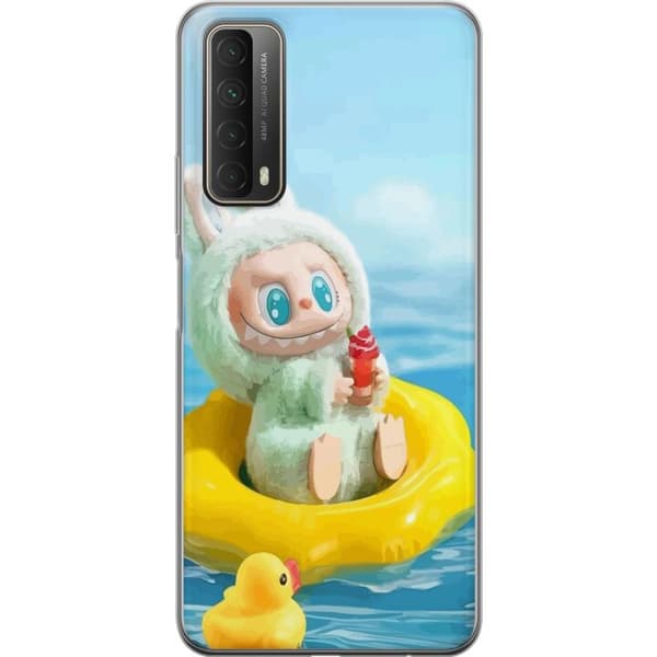 Huawei P smart 2021 Gjennomsiktig deksel Labubu Macaron-serien