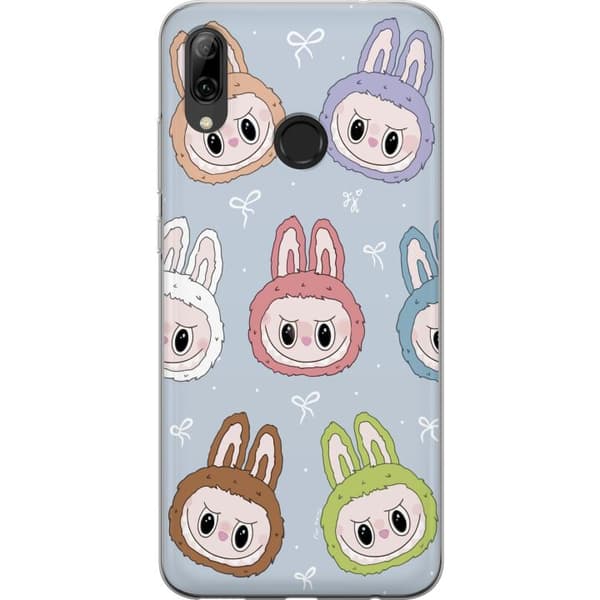 Huawei P smart 2019 Gennemsigtig cover Pastel Labubu