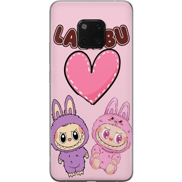 Huawei Mate 20 Pro Läpinäkyvä kuori Labubu Pink Monster