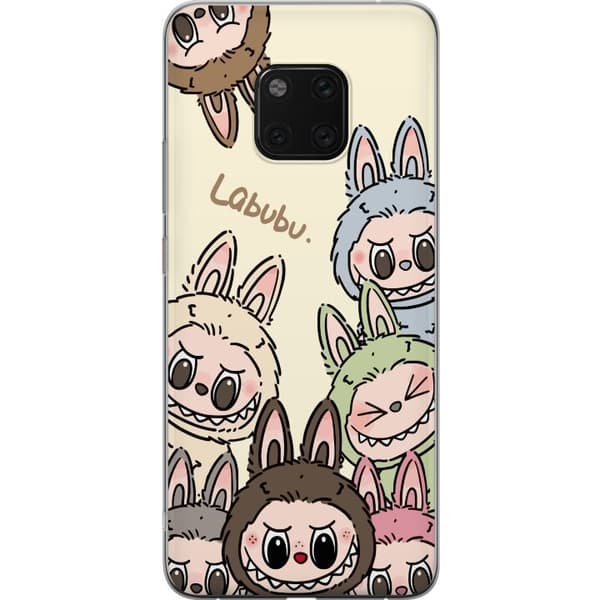 Huawei Mate 20 Pro Läpinäkyvä kuori Labubu Pastel Collection
