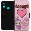 Miniatyrbillede 1 af 3: Huawei P smart 2019 Tegnebogsetui Labubu Pink Monster