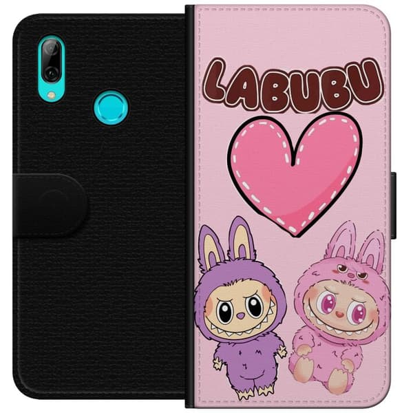 Huawei P smart 2019 Tegnebogsetui Labubu Pink Monster