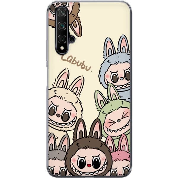 Huawei nova 5T Gjennomsiktig deksel Labubu Pastel Collection