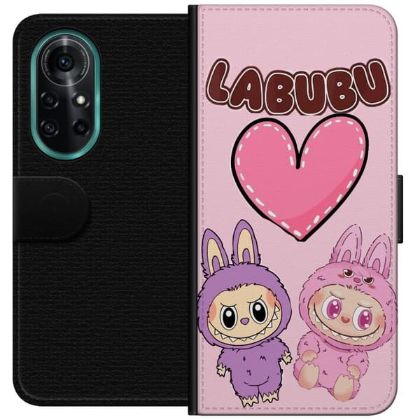 Huawei nova 8 Pro Lompakkokotelo Labubu Pink Monster