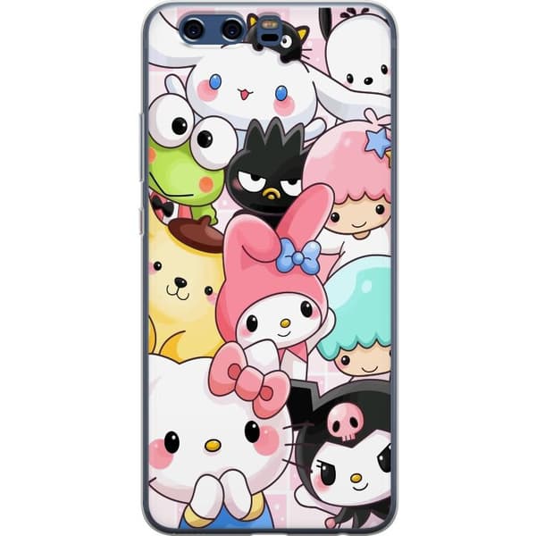 Huawei P10 Genomskinligt Skal Kawaii Sanrio Crew