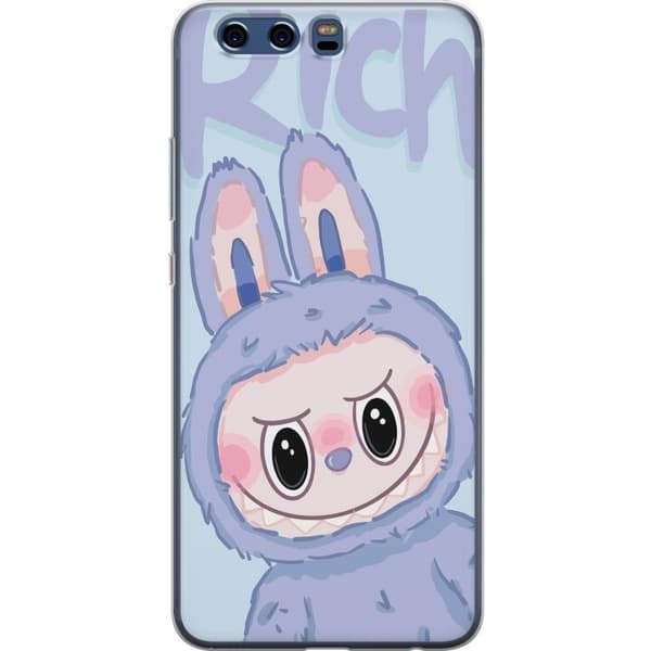 Huawei P10 Gennemsigtig cover Blå Kanin Labubu