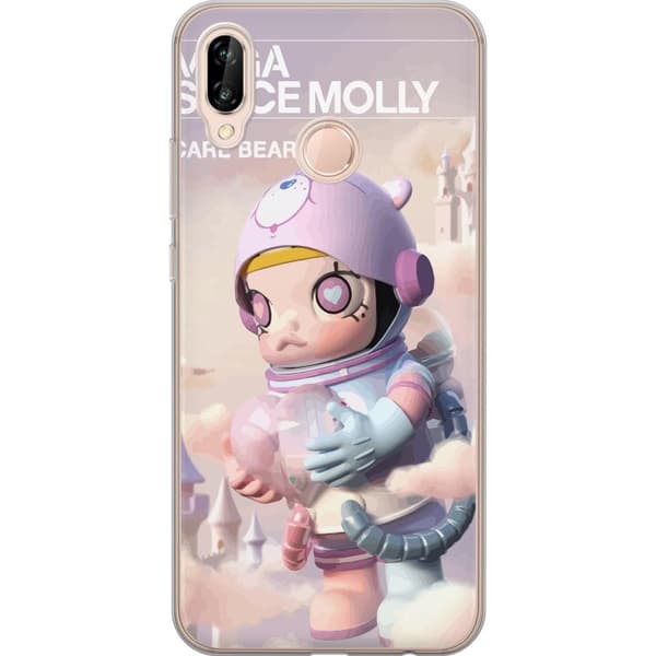 Huawei P20 lite Gennemsigtig cover Mega Space Molly Care Bears Series - Share Bear Edition