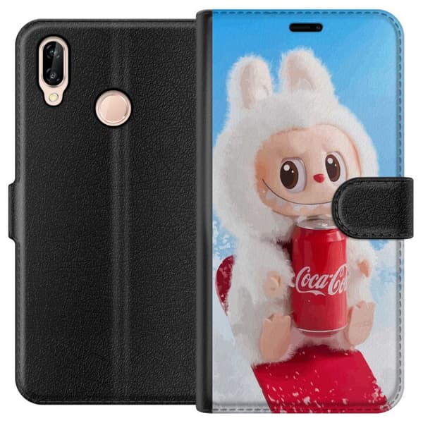 Huawei P20 lite Tegnebogsetui Labubu Summer Edition