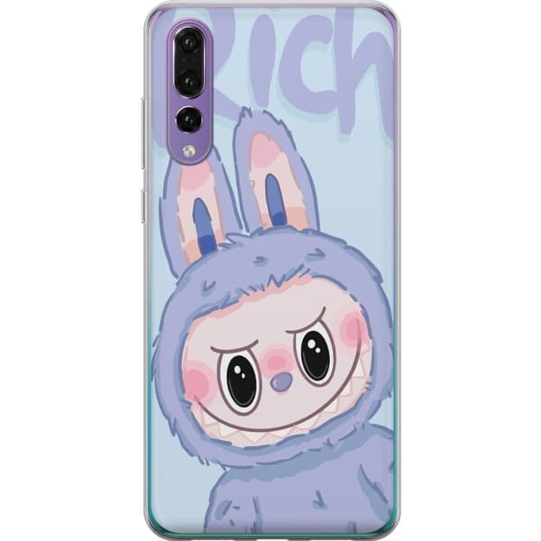 Huawei P20 Pro Genomskinligt Skal Blue Bunny Labubu