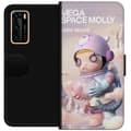Pikkukuva 1 / 3: Huawei P40 Lompakkokotelo Mega Space Molly Care Bears Series - Share Bear Edition