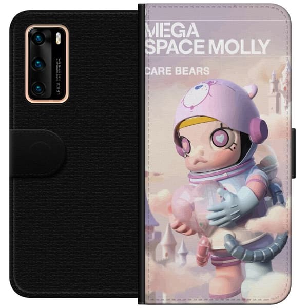Huawei P40 Lompakkokotelo Mega Space Molly Care Bears Series - Share Bear Edition