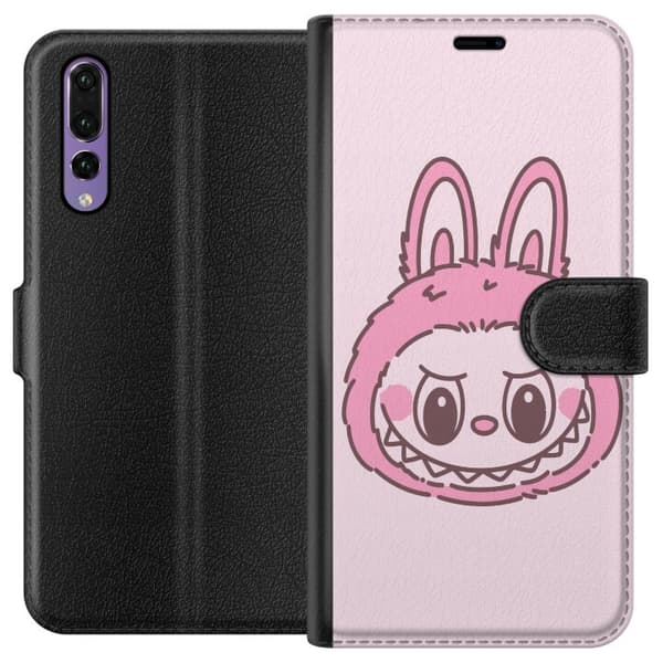 Huawei P20 Pro Tegnebogsetui Labubu Dyrekreds Bunny Udgave