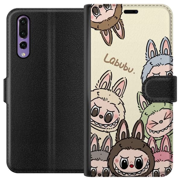 Huawei P20 Pro Tegnebogsetui Labubu Pastel Collection