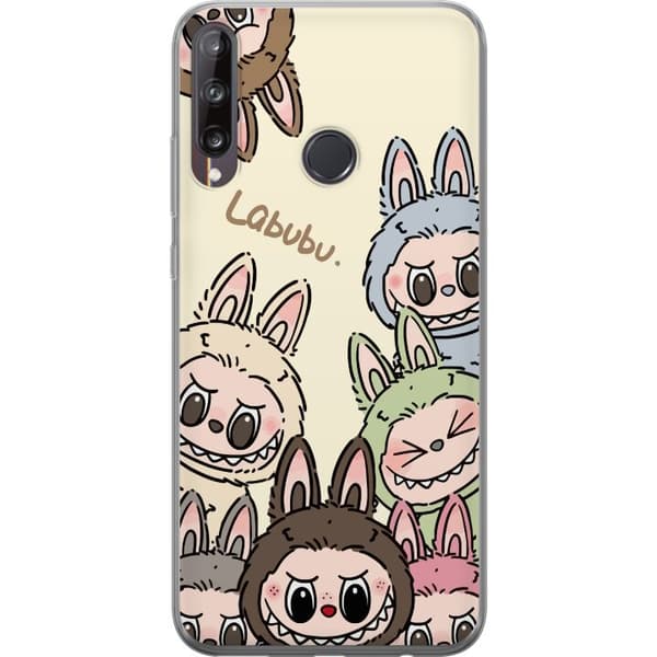 Huawei P40 lite E Gennemsigtig cover Labubu Pastel Collection
