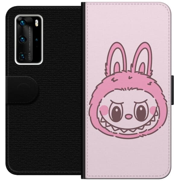 Huawei P40 Pro Lommeboketui Labubu Dyrekretsbunnyutgave