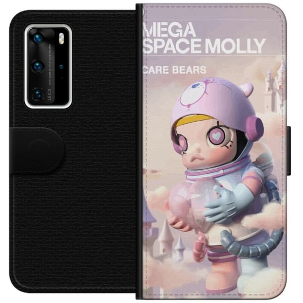 Huawei P40 Pro Tegnebogsetui Mega Space Molly Care Bears Series - Share Bear Edition