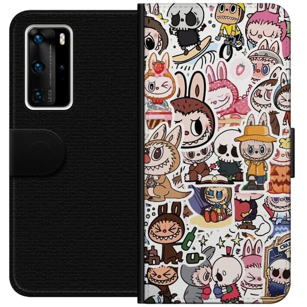 Huawei P40 Pro Tegnebogsetui Labubu All-Stars – POP MART Specialudgave