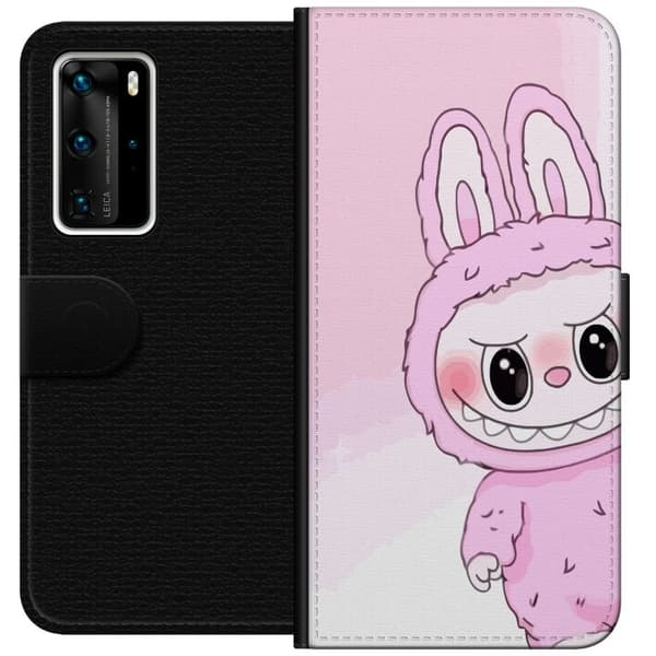 Huawei P40 Pro Lompakkokotelo Labubu Jänis-sarja