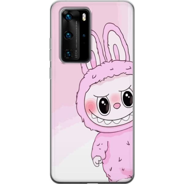 Huawei P40 Pro Genomskinligt Skal Labubu Bunny Series