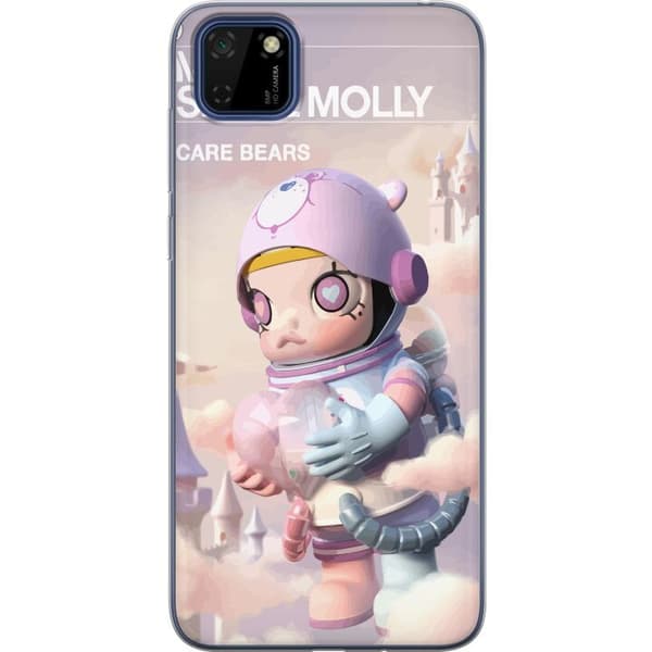 Huawei Y5p Läpinäkyvä kuori Mega Space Molly Care Bears Series - Share Bear Edition