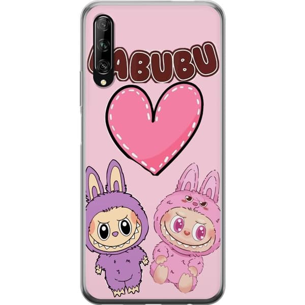 Huawei P smart Pro 2019 Läpinäkyvä kuori Labubu Pink Monster