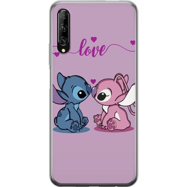Huawei P smart Pro 2019 Genomskinligt Skal Lilo & Stitch – Angel Edition