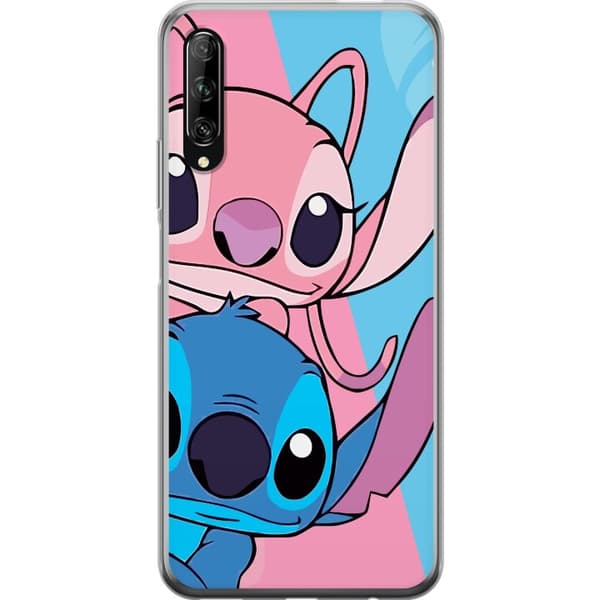 Huawei P smart Pro 2019 Genomskinligt Skal Stitch & Angel