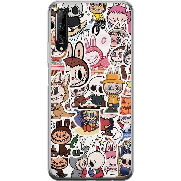 Huawei P smart Pro 2019 Genomskinligt Skal Labubu All-Stars – POP MART Special