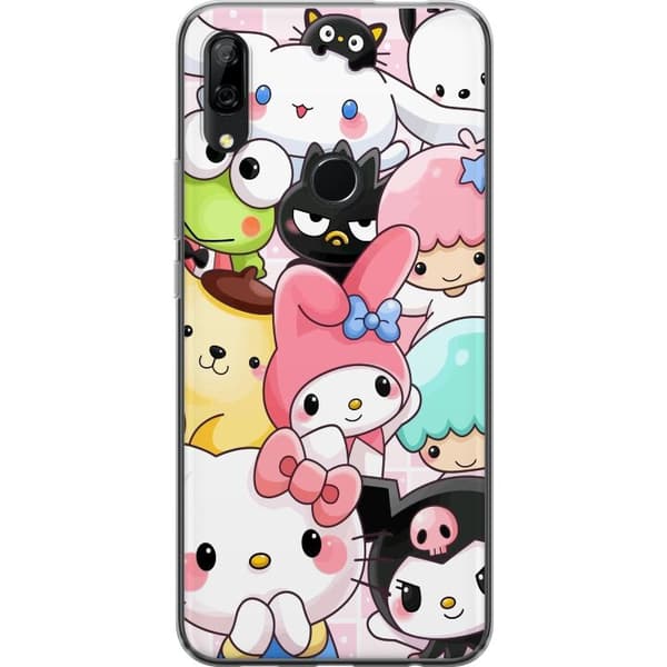 Huawei P Smart Z Läpinäkyvä kuori Kawaii Sanrio Crew