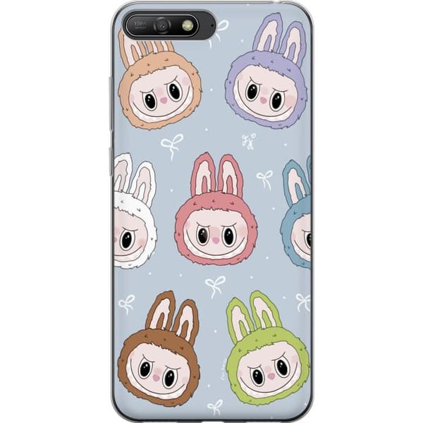 Huawei Y6 (2018) Läpinäkyvä kuori Pastel Labubu