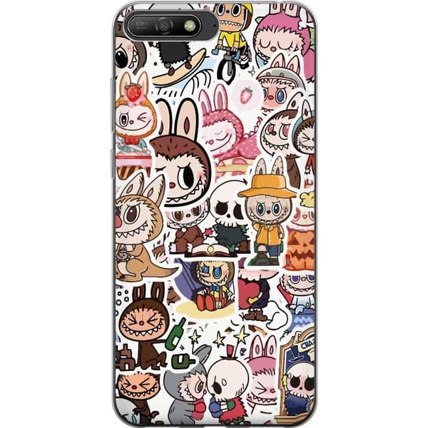 Huawei Y6 (2018) Gennemsigtig cover Labubu All-Stars – POP MART Specialudgave