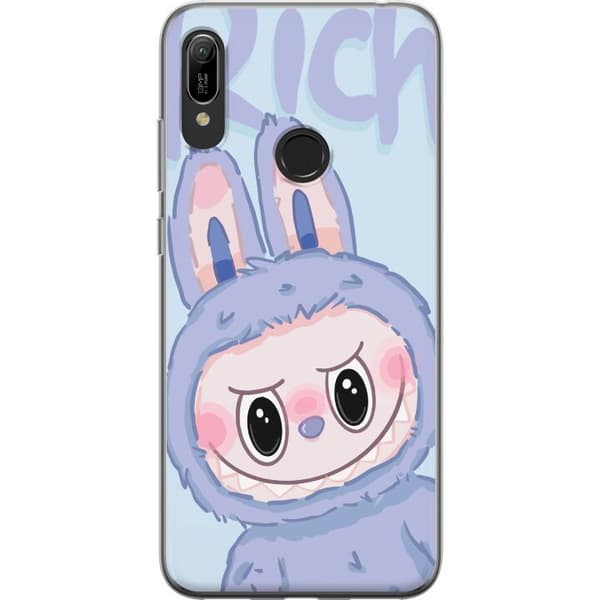 Huawei Y6 (2019) Läpinäkyvä kuori Sininen Jänis Labubu