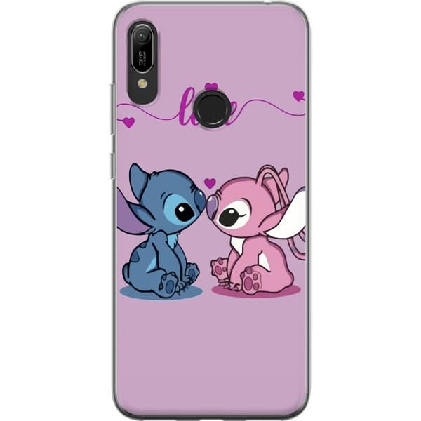Huawei Y6 (2019) Gennemsigtig cover Lilo & Stitch – Angel Edition