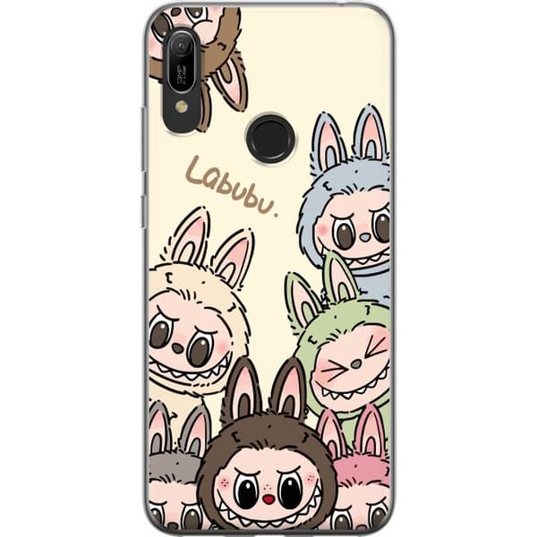 Huawei Y6 (2019) Läpinäkyvä kuori Labubu Pastel Collection