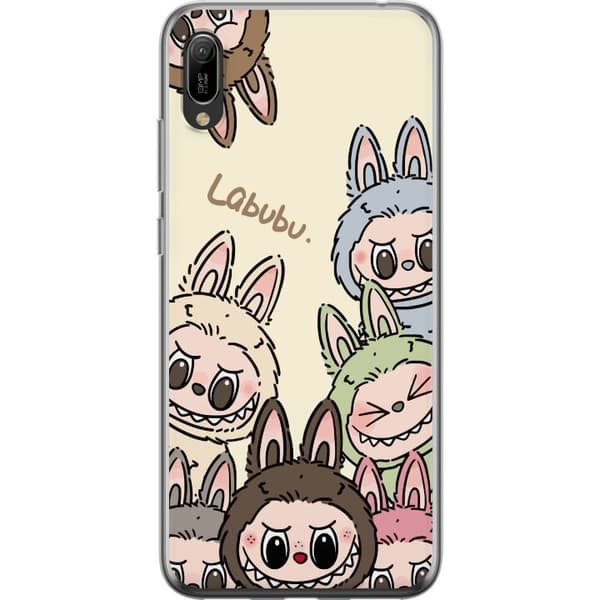 Huawei Y6 Pro (2019) Gjennomsiktig deksel Labubu Pastel Collection