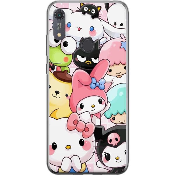 Huawei Y6s (2019) Gennemsigtig cover Kawaii Sanrio Crew