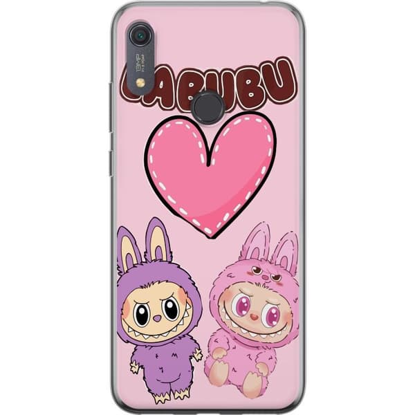 Huawei Y6s (2019) Läpinäkyvä kuori Labubu Pink Monster