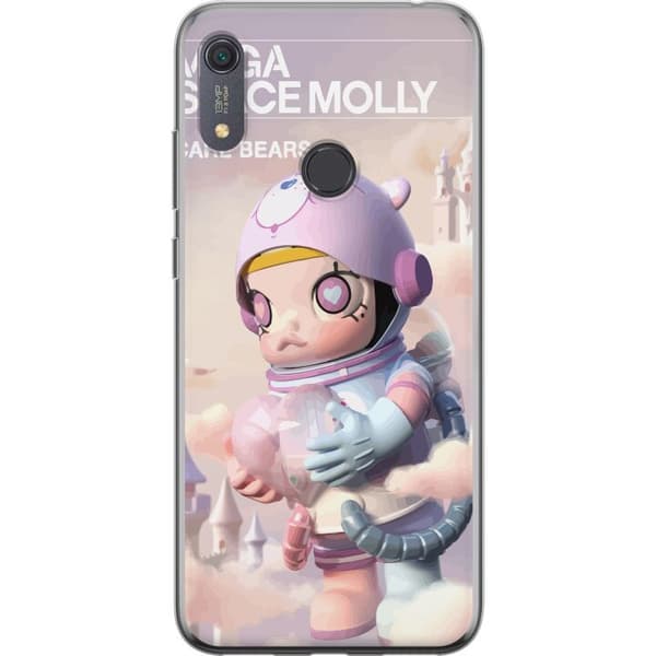 Huawei Y6s (2019) Genomskinligt Skal Mega Space Molly Care Bears Series - Share Bear Edition
