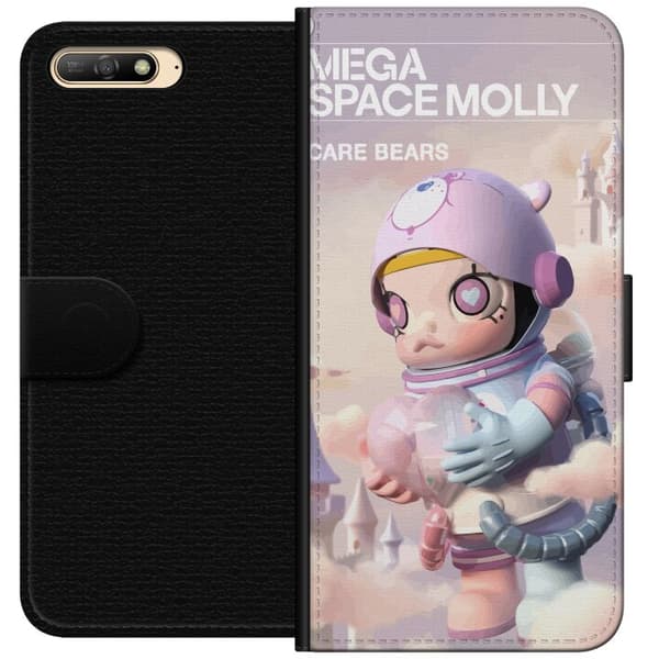 Huawei Y6 (2018) Plånboksfodral Mega Space Molly Care Bears Series - Share Bear Edition