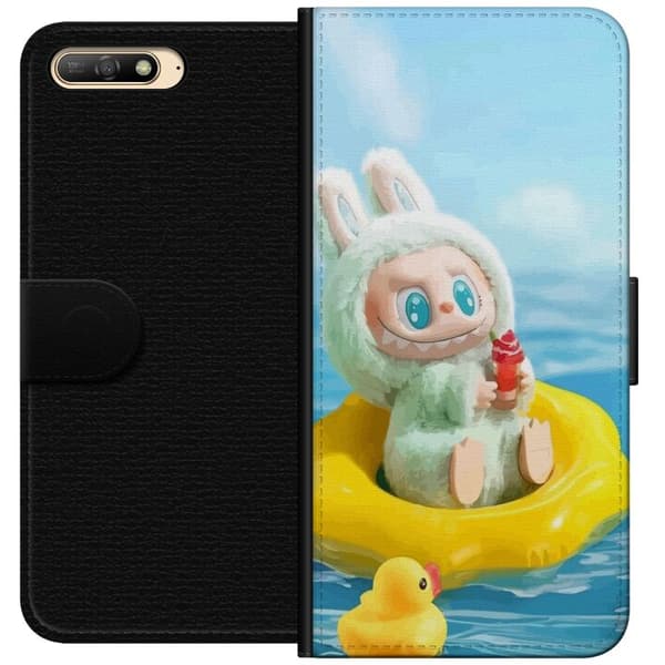 Huawei Y6 (2018) Plånboksfodral Labubu Macaron Series