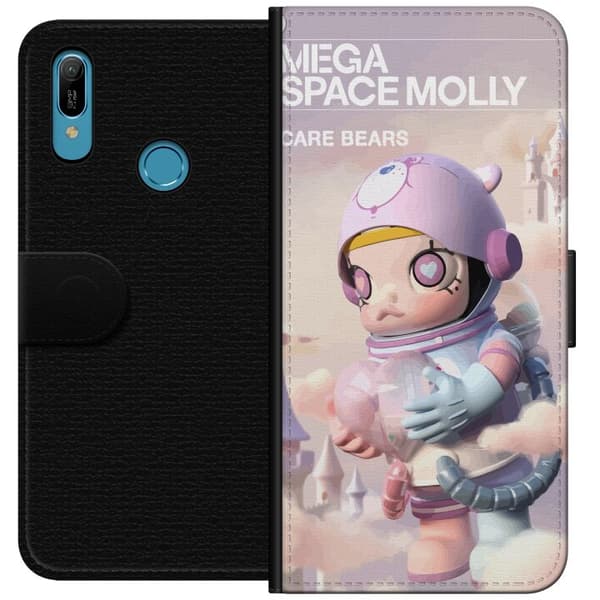 Huawei Y6 (2019) Tegnebogsetui Mega Space Molly Care Bears Series - Share Bear Edition