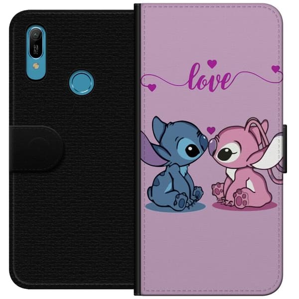 Huawei Y6 (2019) Lompakkokotelo Lilo & Stitch – Angel Edition