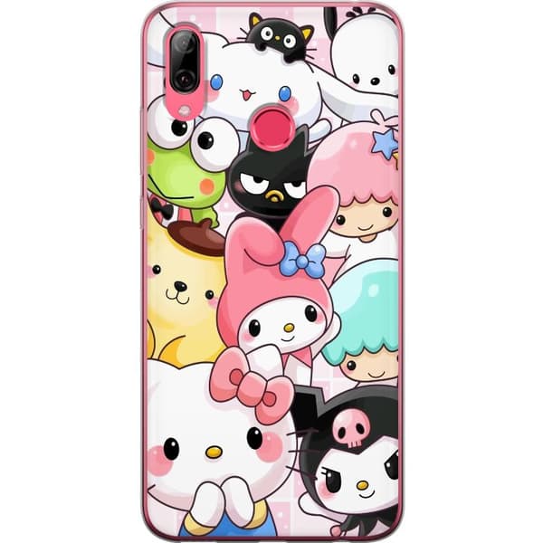 Huawei Y7 (2019) Gennemsigtig cover Kawaii Sanrio Crew